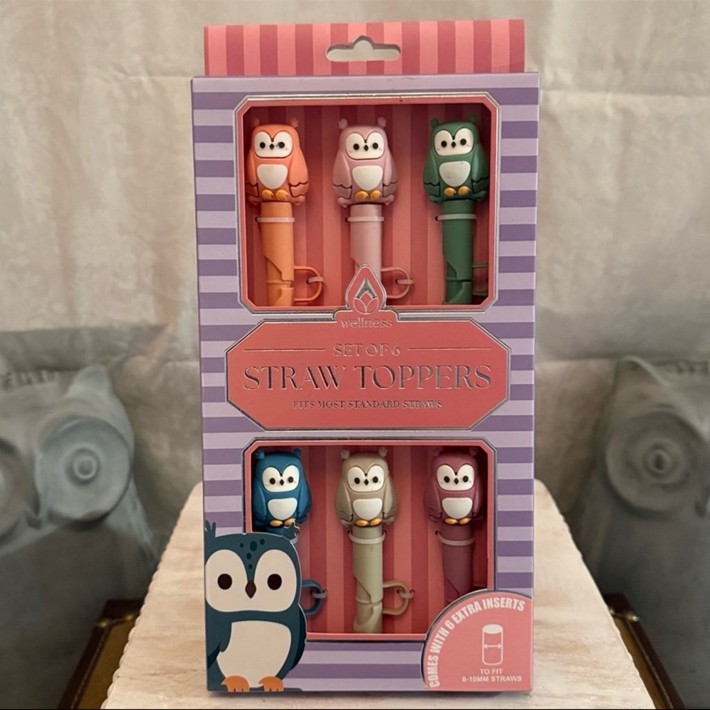 ⚡️Wellness "OWL" Straw Stoppers